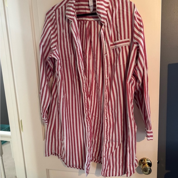 stars above Other - Stars Above Red and White Striped Pajama Dress size L